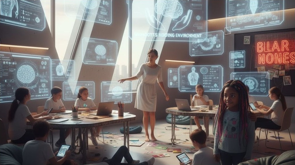 Cover graphic for AI's Empathic Voice for Education
