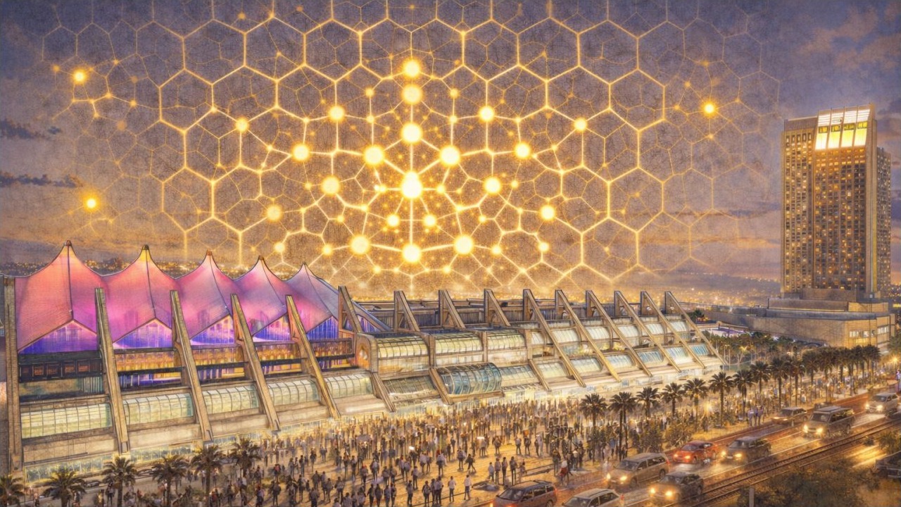 Cover graphic for Convergence and AI Hive Minds: NeurIPS and the Best and Brightest