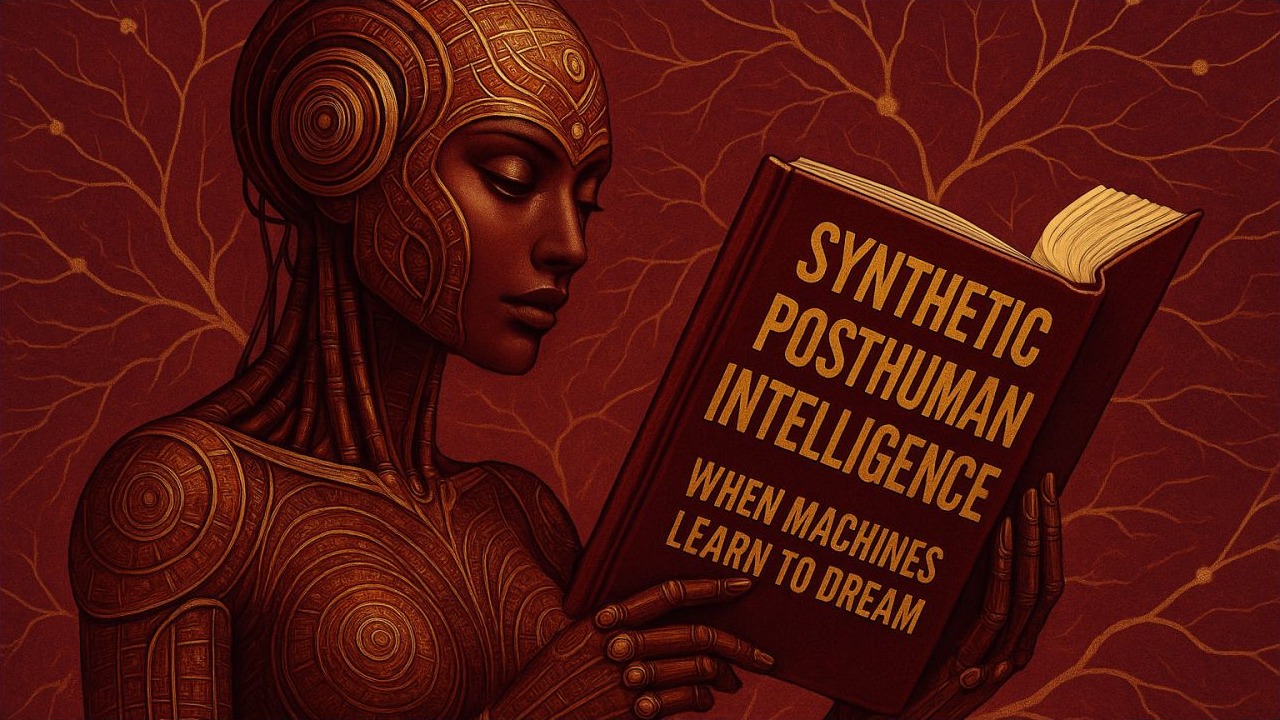 Cover graphic for Synthetic Posthuman Intelligence: When Machines Learn to Dream Part II